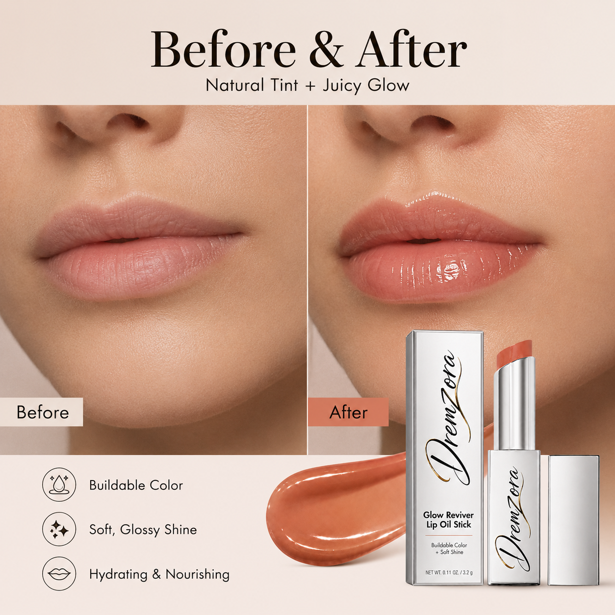 Glow Reviver Slipstick Nourishing Lip Oil Stick