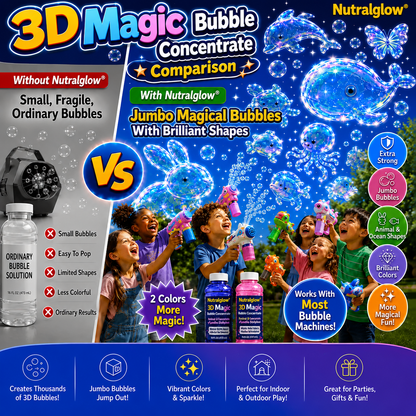 123® Super 3D Magic Bubble Concentrate —— Animal & Ocean Fantasy Theme