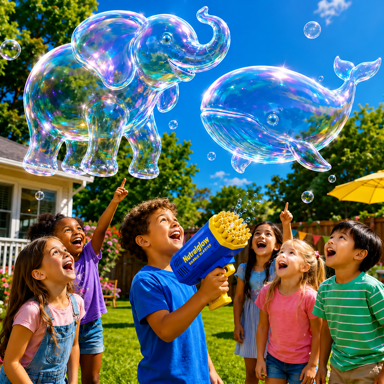 123® Super 3D Magic Bubble Concentrate —— Animal & Ocean Fantasy Theme