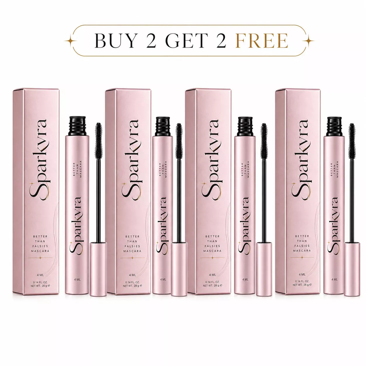 SPARKVRA™ Lash Growth Mascara – Clump-Free Volume, Longer-Looking Lift & Lash Conditioning Care