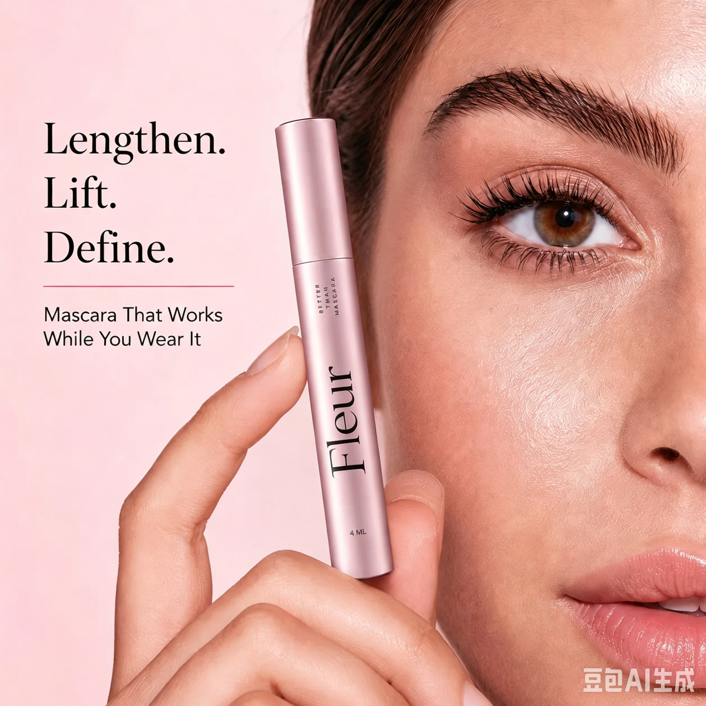 Fleur Lash Growth Mascara – Clump-Free Volume, Longer-Looking Lift & Lash Conditioning Care