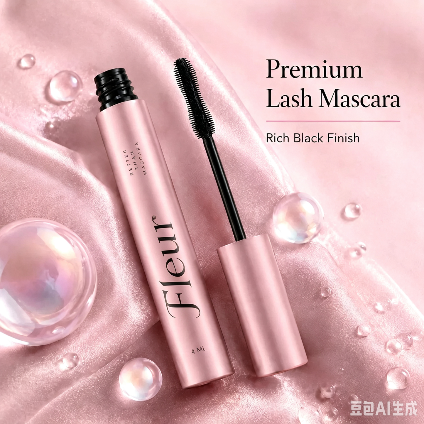 Fleur Lash Growth Mascara – Clump-Free Volume, Longer-Looking Lift & Lash Conditioning Care