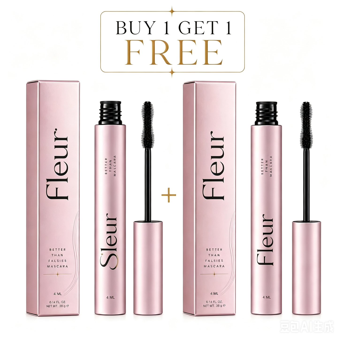 Fleur Lash Growth Mascara – Clump-Free Volume, Longer-Looking Lift & Lash Conditioning Care